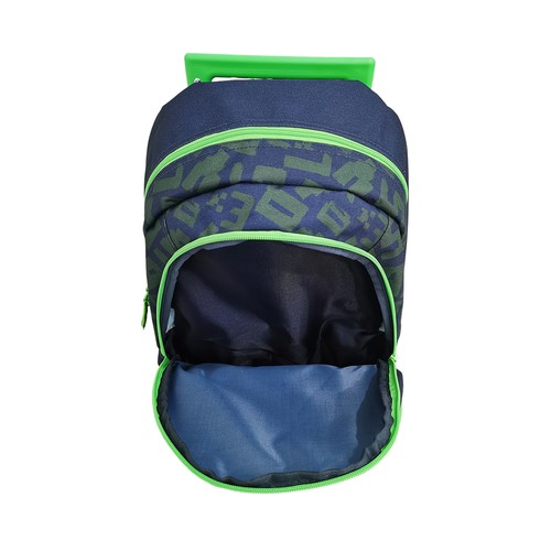Mochila con ruedas 2 compartimentos New Shape. MINECRAFT