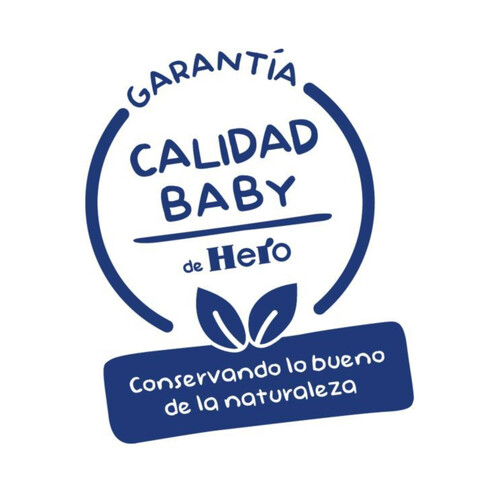 HERO Baby Tarrito de textura suave de fruta (plátano, melocotón y pera) a partir de 4 meses 190 g.