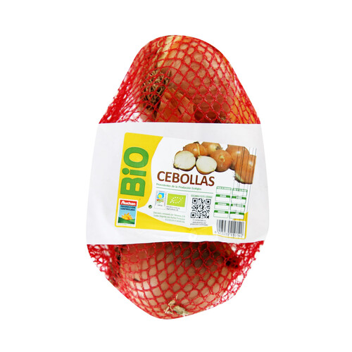 Cebollas ecológicas ALCAMPO PRODUCCIÓN CONTROLADA ECOLÓGICO malla de 1 kg