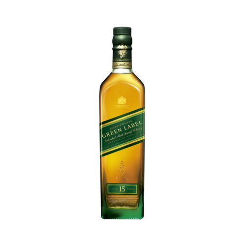 JOHNNIE WALKER Green label Whisky blended escocés 15 años 70 cl..