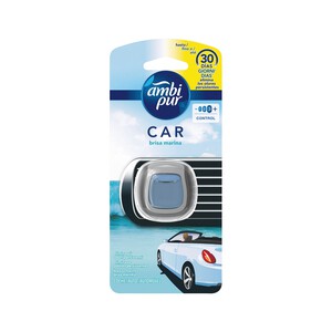 Ambientador de coche para rejilla de ventilación con aroma a fresca brisa marina AMBIPUR CAR.