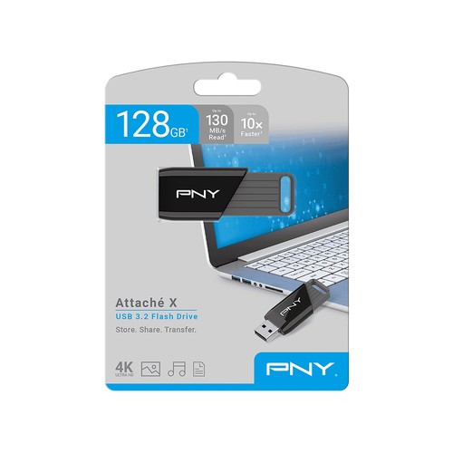USB 3,2 PNY, P-FD64GATTX-GE, 128GB