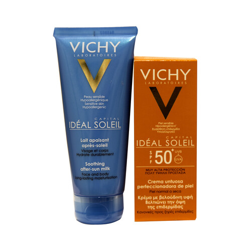 VICHY Protector solar perfeccionador de la piel con FPS 50+ (muy alto) VICHY Idéal soleil 50 ml.