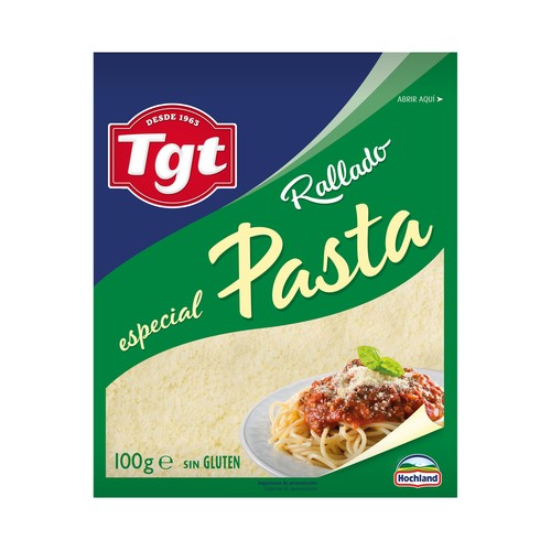 Queso rallado especial pasta TGT HOCHLAND 100 g.