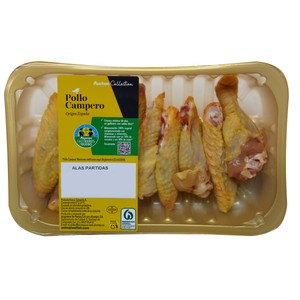 Imagen de ALCAMPO CULTIVAMOS LO BUENO Alitas de pollo campero partidas con piel Bandeja