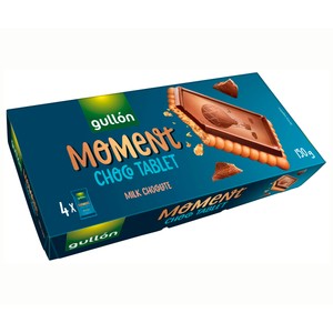GULLÓN Galleta moment choco leche 150 g.