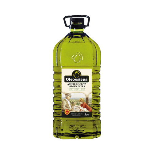 OLEOESTEPA Aceite de oliva virgen extra con D.O.P Estepa garrafa de 5 l.