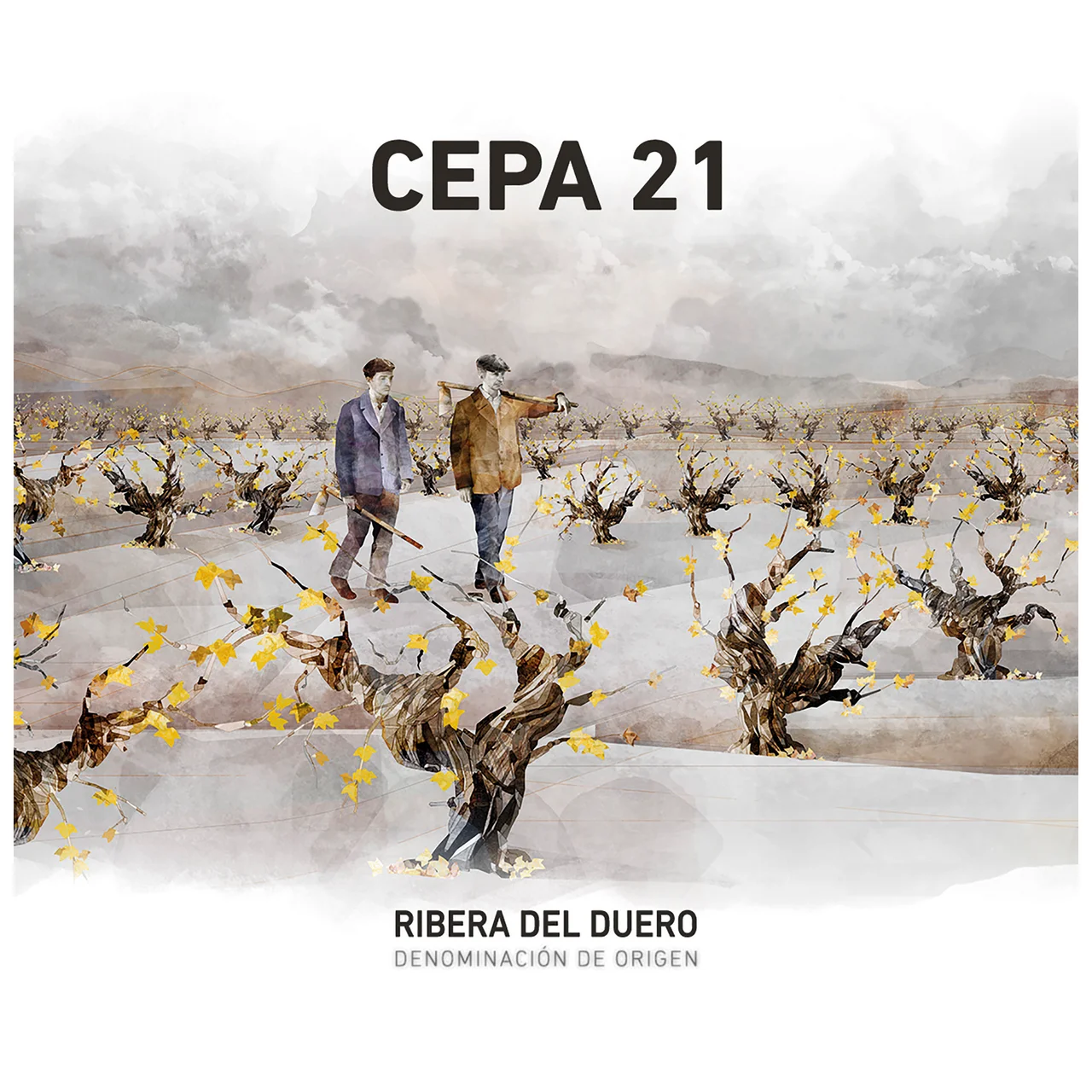 CEPA 21 Vino tinto con D.O. Ribera del Duero botella 75 cl.