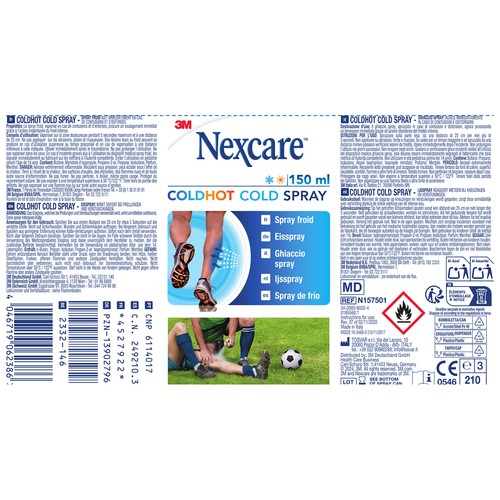 NEXCARE Spray frío para alivio del dolor 150 ml.