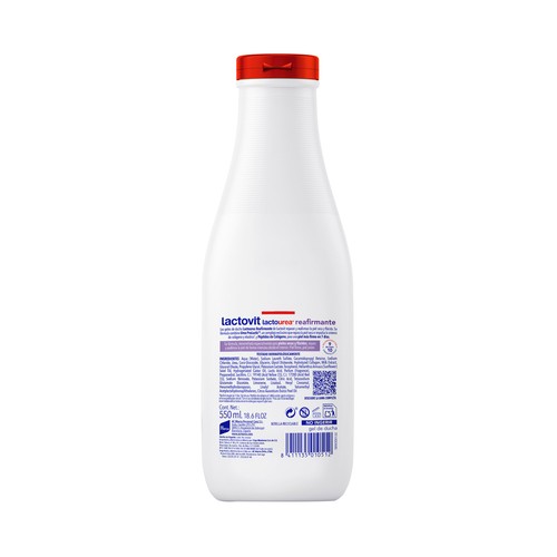 LACTOVIT Lactourea Gel de baño reparador y reafirmante para pieles secas y flácidas 550 ml.