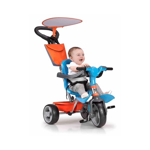 Triciclo evolutivo Baby Plus Music con luces y sonidos, 9 meses-3 años, FEBER.