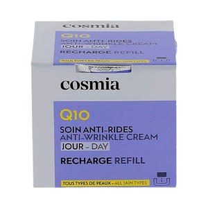 Q10 Recarga de crema de día antiarrguas con Q10 para todo tipo de pieles 50 ml.