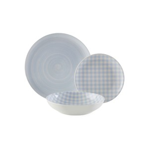 Plato Postre Vichy Azul. Versa Home