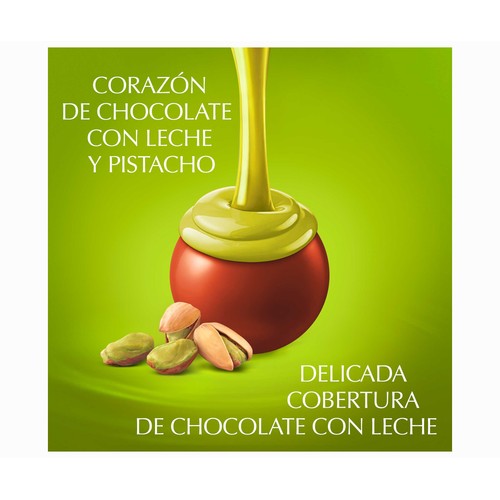 LINDT Bombones lindor pistacho 200 g.