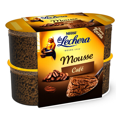 Alcampo LA LECHERA Mousse de café LA LECHERA de Nestlé 4 x 58 g