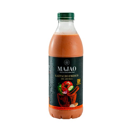MAJAO Gazpacho fresco 100% natural y majao en mortero MAJAO 1 l.