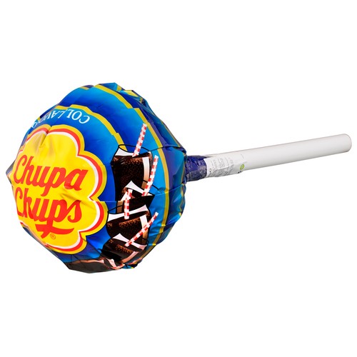 CHUPA CHUPS Caramelo con palo de papel de fresa o cola 20 uds.