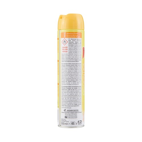 PRODUCTO ALCAMPO Ambientador en  spray con aroma a cítricos 300 ml.