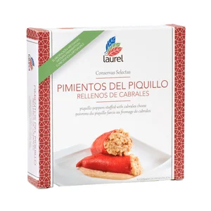 LAUREL Pimientos de piquillo rellenos de cabrales 270 g.