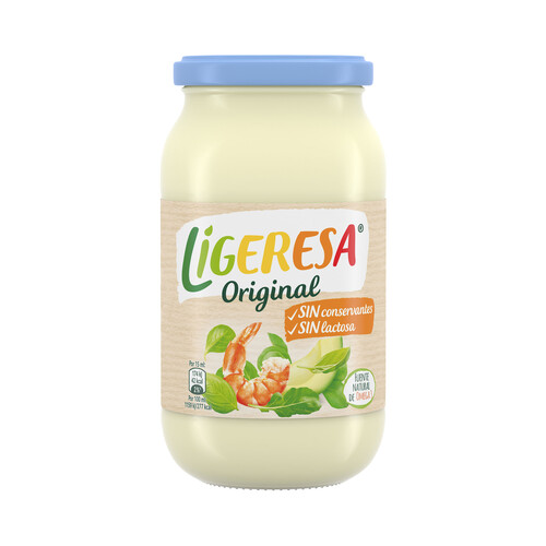 LIGERESA Salsa mayonesa light frasco 415 + 10 ml.