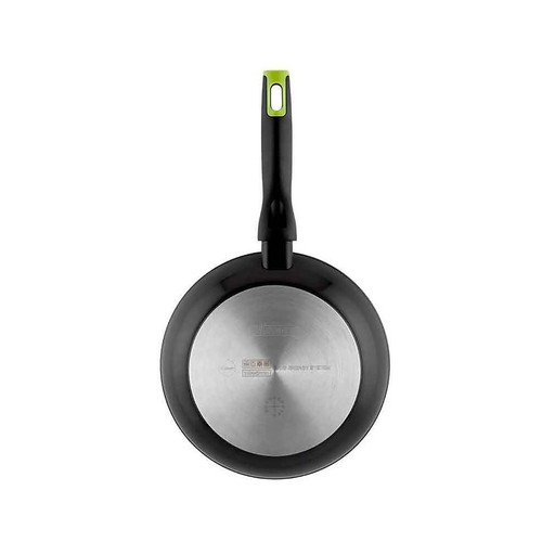 Wok 28cm, aluminio forjado, antiadherente cerámico, apta para inducción, MONIX Eco Nature.