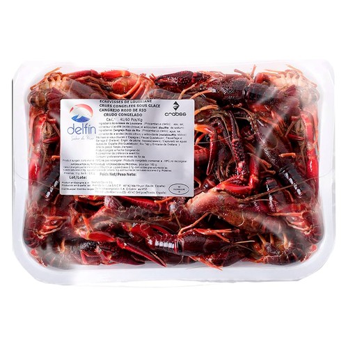 DELFÍN Cangrejo de rio cocido con 40/60 piezas