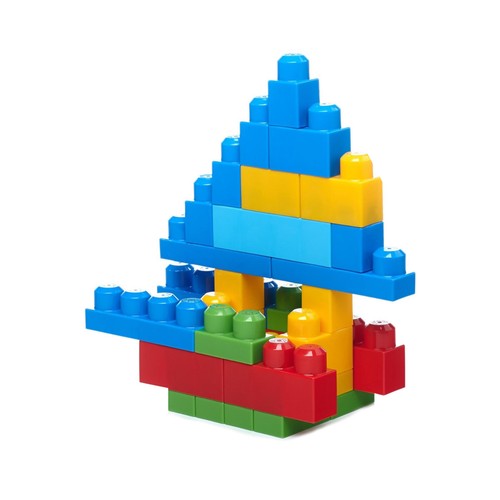 Incluye 60 Piezas Grandes, Coloridas, de Varias Formas y Tamaños MEGA BLOCKS.