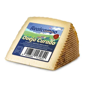 REALCAMPO Queso de oveja curado REALCAMPO Cuña de 400g.