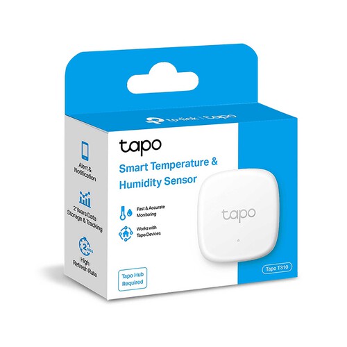 Sensor de temperatura y humedad TP-LINK Tapo T310, medición precisa, notificaciones.