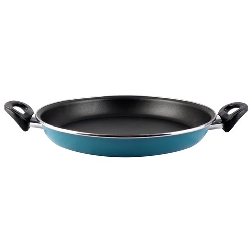 Paellera de acero vitrificado apta para inducción, interior antiadherente, 28cm., Country VITRINOR.