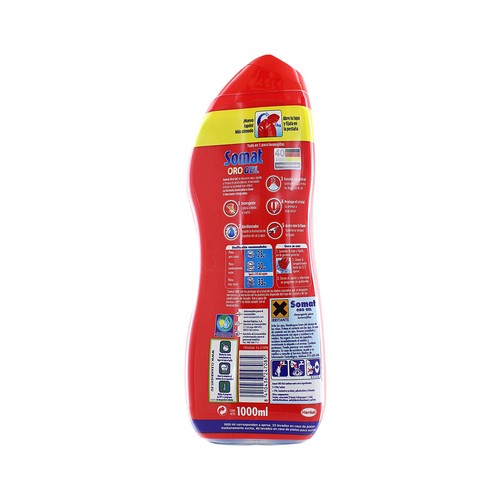 SOMAT Gel lavavajillas en gel para máquinas anti grasa SOMAT 2 uds. x50 ds 2 l.