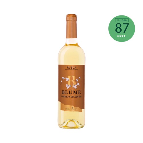 Vino blanco verdejo con denominación de origen Rueda BLUME botella de 75 cl.