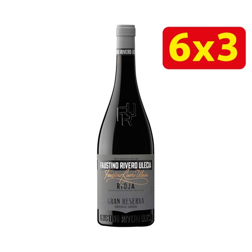 FAUSTINO RIVERO ULECIA Vino tinto gran reserva con D.O. Ca. Rioja botella 75 cl.