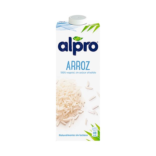 ALPRO Bebida de arroz 100% vegetal y sin azúcares añadidos  1 l.