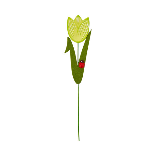 Tulipán decorativo de madera para jardín, color surtido GARDEN STAR ALCAMPO.