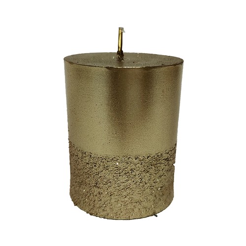Velas con Purpurina color Dorado, SNC