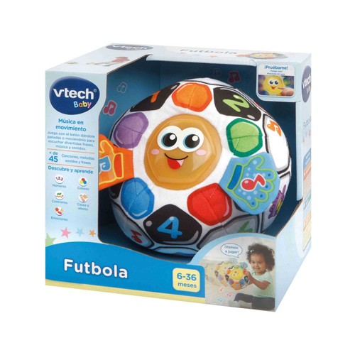 Futbola Pelota de fútbol blanda de estimulación sensorial interactiva VTech Baby. Edad recomendada desde 6-36 meses