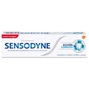 SENSODYNE Pasta de dientes con flúor y acción blanqueante, para personas con sensibiliad dental SENSODYNE 75 ml.