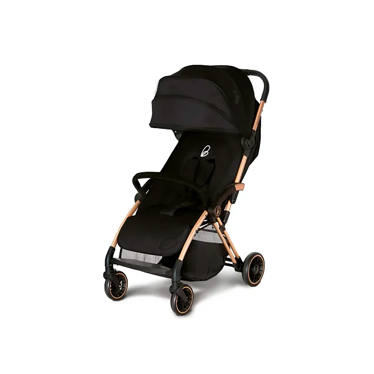 Silla paseo para bebes Plis Plas hasta 22 kg, color negro y dorado