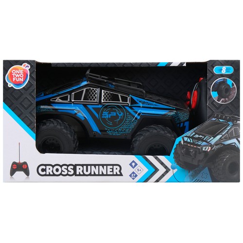 Coche radiocontrol Espia Cross Cruiser con luces +5 Años ONE, TWO FUN
