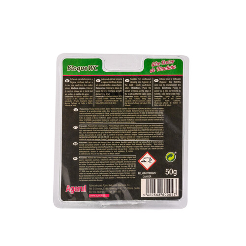 AGERUL Pastilla WC Aire Fresco de Montaña AGERUL 50 g.