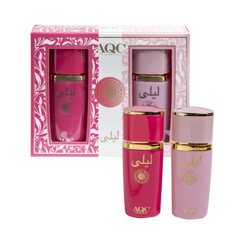 AQC FRAGANCES Leila candy red & nude Estuche con eau de toilette (agua de colonia) para mujer 2 x 30 ml. 