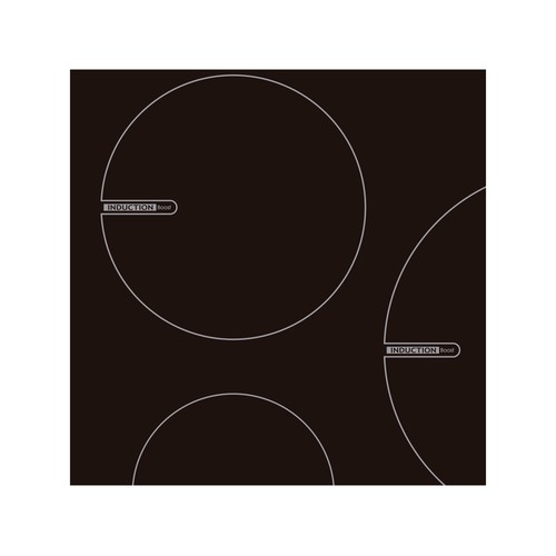 Placa inducción NEW POL NW3IND.K2, 3 zonas de cocción, zona grande de 29cm, potencia: 7200w, programable por zona, control táctil, A: 59,4cm