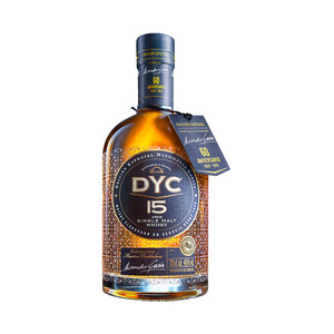 Imagen de DYC Whisky single malt nacional 15 años botella 75 cl.