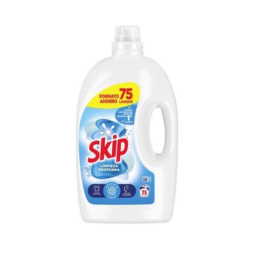 SKIP Active clean  Detergente líquido para una limpieza profunda 75 ds.