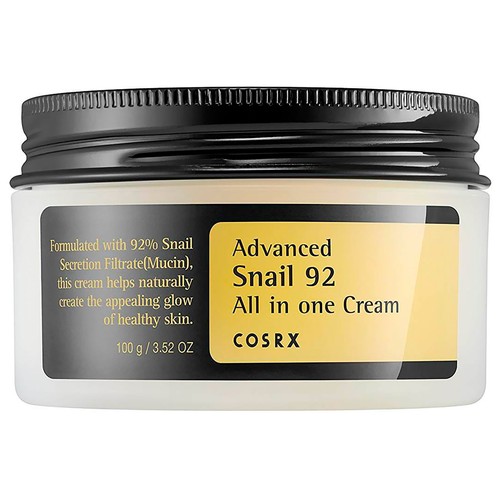 COSRX Crema hidratante y regeneradora con baba de caracol 100 g.