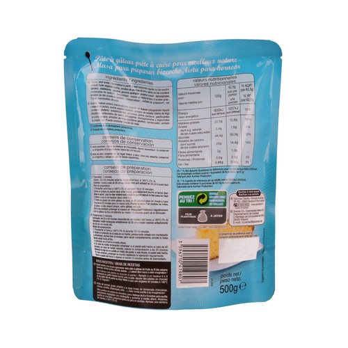 PRODUCTO ALCAMPO Masa para preparar bizcocho 500 g.