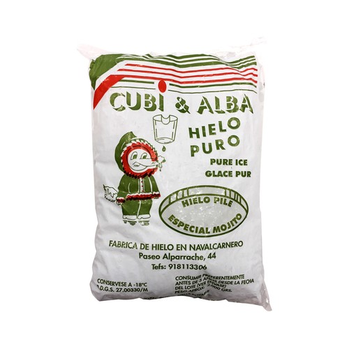 ALBAMAR Hielo especial mojitos 2kg.
