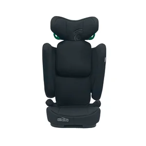 Elevador de auto plegable Omniguard ASALVO, con sistema ISOFIX, I-Size (100-150cm),color negro.