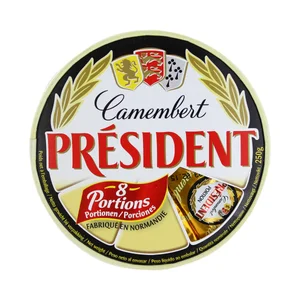 PRÉSIDENT Queso en porciones Camembert PRÉSIDENT 8 uds.
